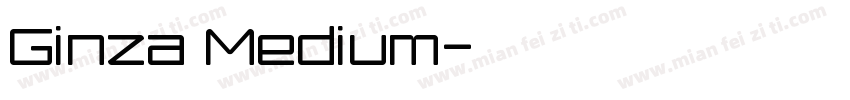 Ginza Medium字体转换